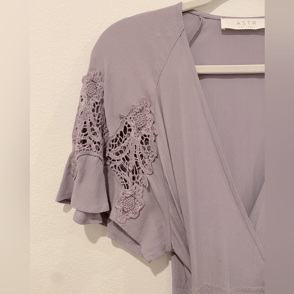 ASTR the Label lilac wrap dress